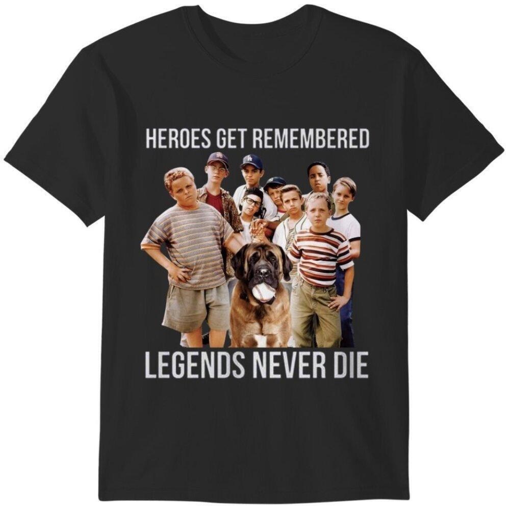 Heroes Get Remembered Legends Never Die Retro Movie Fan Collector Classic